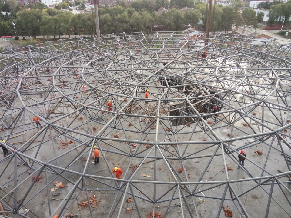 密山全民健身中心网架