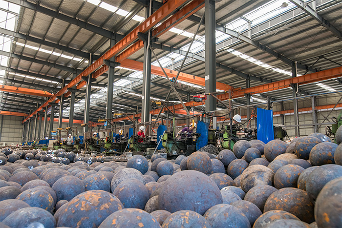 密山网架配件车间